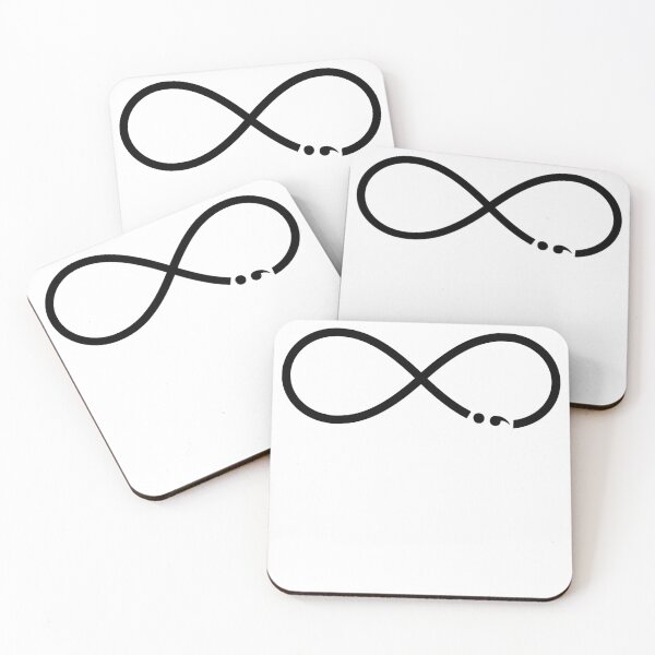 Item preview, Semicolon infiniti symbol, Unfinished Story of a Infiniti designed and sold by Kondi-Art.