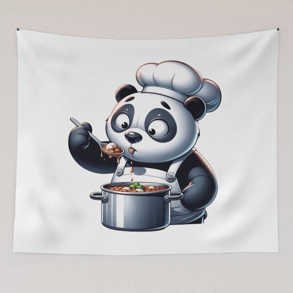 Item preview, Culinary Panda Chef: Gourmet Delights - Adorable Panda designed and sold by vk09.