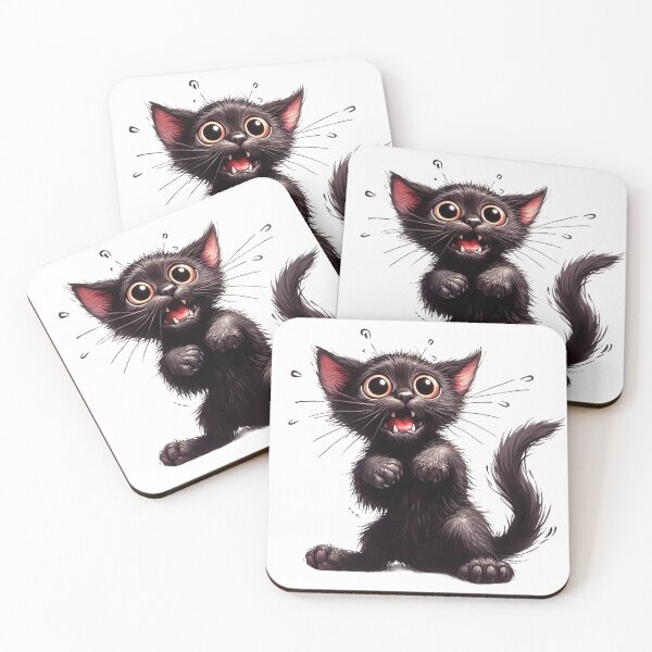 Item preview, Grumpy Funny and Purrfectly Mischievous Black Cat Balloon Bonanza! designed and sold by dcohea.