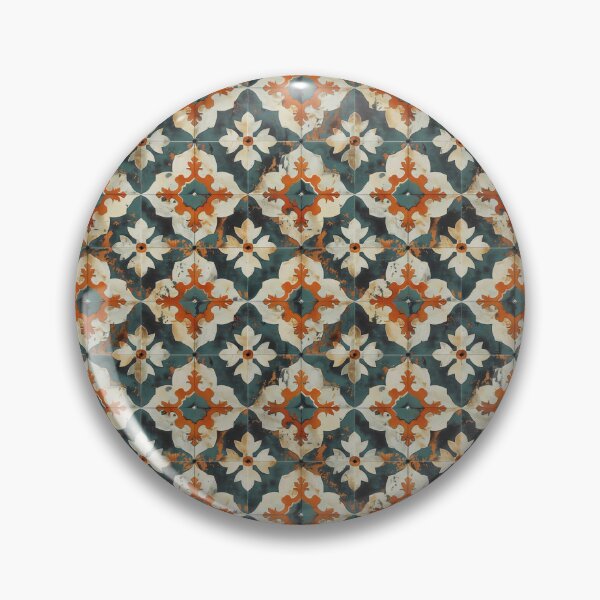 Item preview, Vintage Verdure Spanish Tiles designed and sold by VoyteksDesigns.
