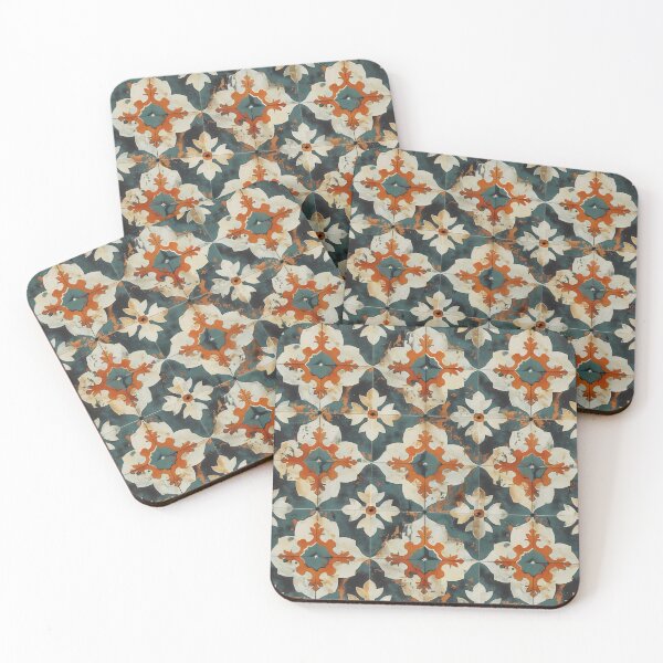 Item preview, Vintage Verdure Spanish Tiles designed and sold by VoyteksDesigns.