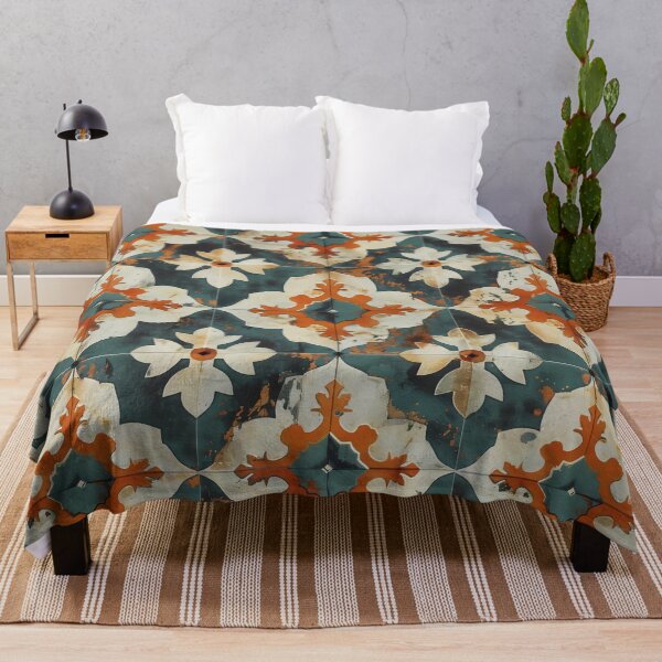 Item preview, Vintage Verdure Spanish Tiles designed and sold by VoyteksDesigns.