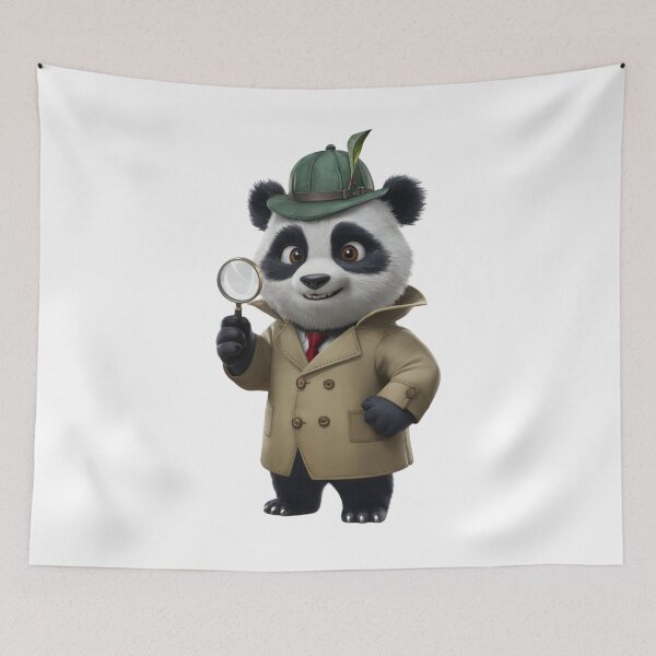 Item preview, Mystery Sleuth Panda: Detective Adventures - Sharp-Witted Panda Design designed and sold by vk09.