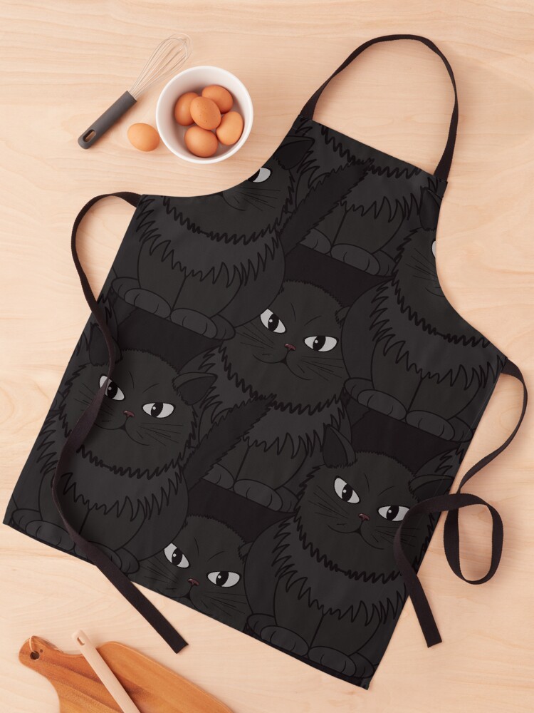 Thumbnail 1 of 6, Apron, Pattern with Cat Tomeo designed and sold by Cherevan.