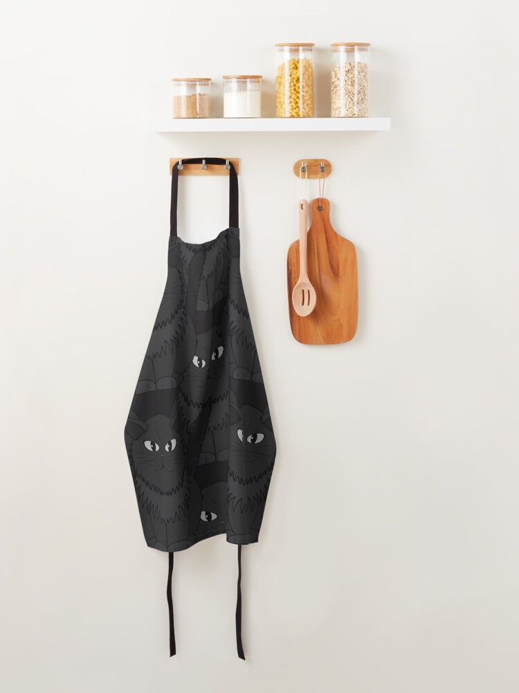 Thumbnail 4 of 6, Apron, Pattern with Cat Tomeo designed and sold by Cherevan.