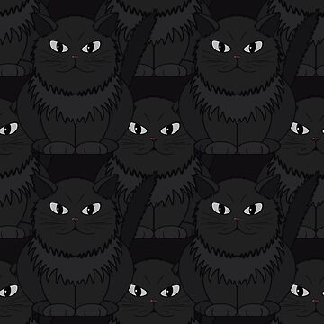Artwork thumbnail, Pattern with Cat Tomeo by Cherevan