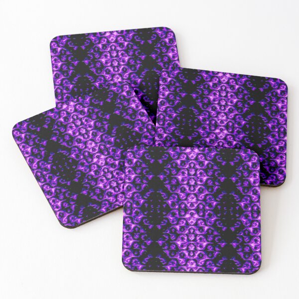 Item preview, Intricate Purple on Black Pattern designed and sold by TheRulerofEarth.
