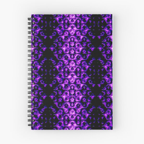 Aperçu de l'œuvre Motif violet complexe sur noir créée et vendue par TheRulerofEarth.
