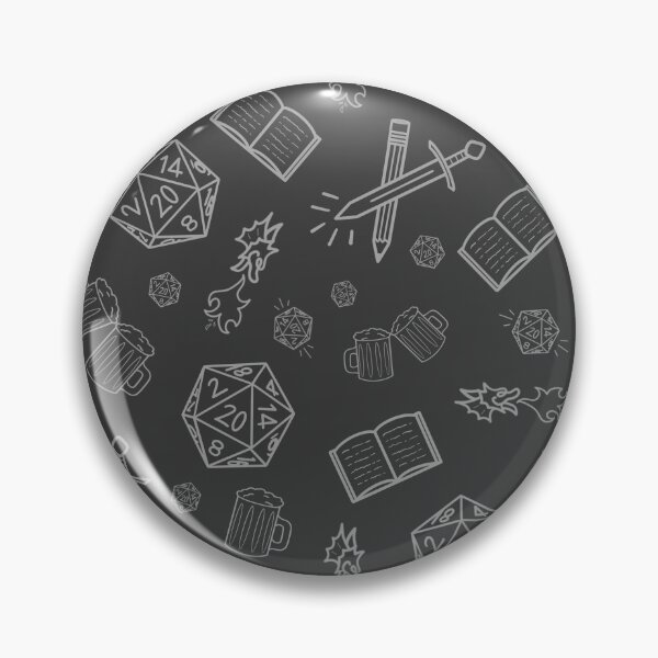 Item preview, Dungeons & Dragons Game Night Pattern  designed and sold by saruhhh art.