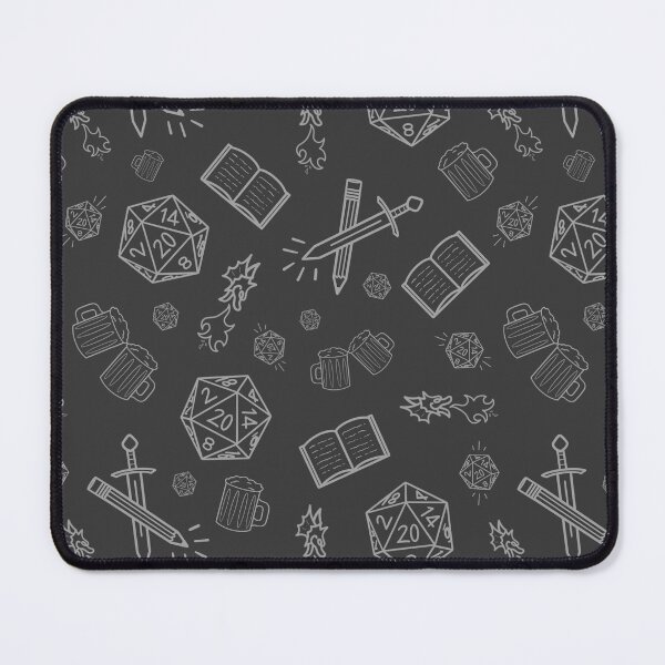 Item preview, Dungeons & Dragons Game Night Pattern  designed and sold by saruhhh art.