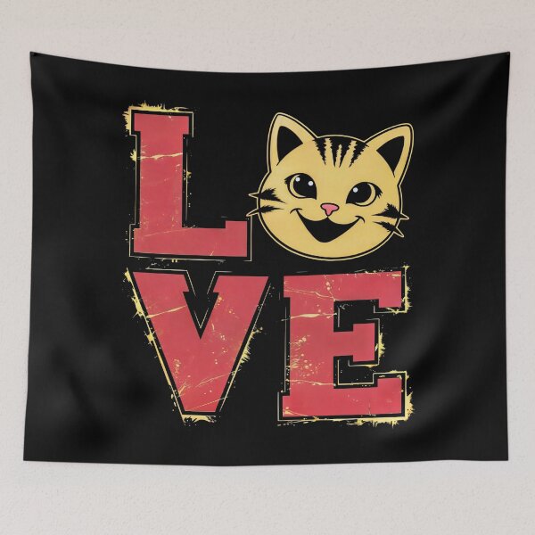 Item preview, LOV(cat)E - A love message with an animated cat designed and sold by elglotonmusical.
