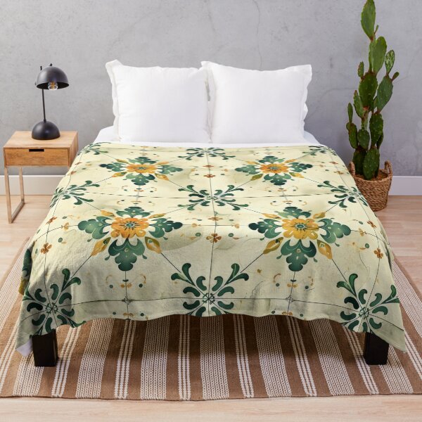 Item preview, Verdant Bloom Spanish Tiles designed and sold by VoyteksDesigns.