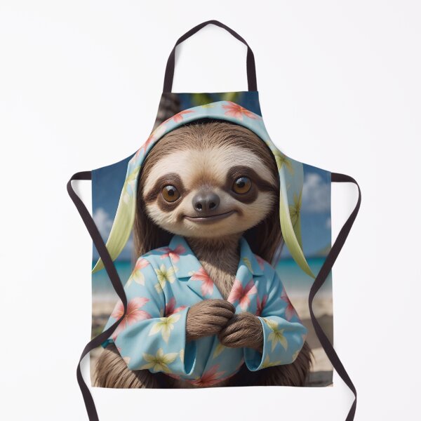 Item preview, Cute Sloth On The Beach designed and sold by TheArtOfPat.
