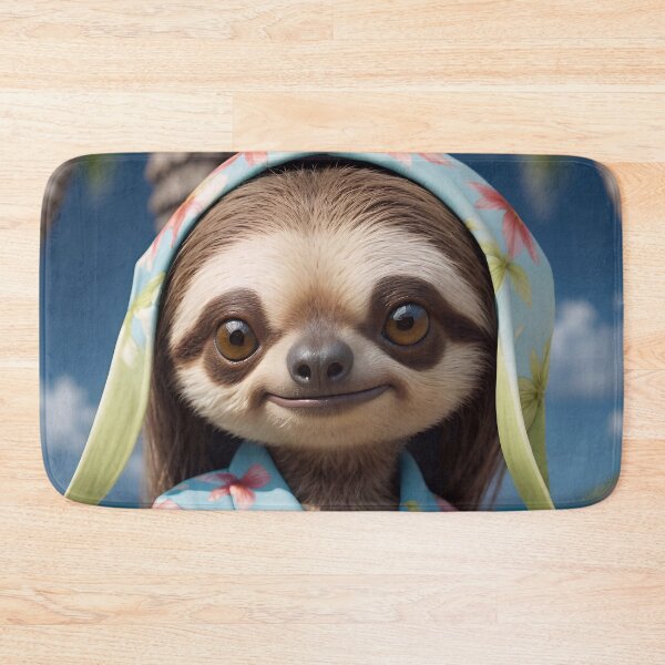 Item preview, Cute Sloth On The Beach designed and sold by TheArtOfPat.
