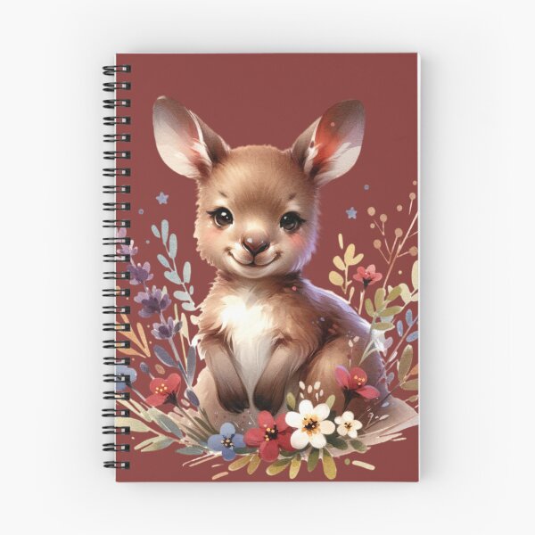 Item preview, Cute Kangaroo With Flowers designed and sold by NinniSilver.