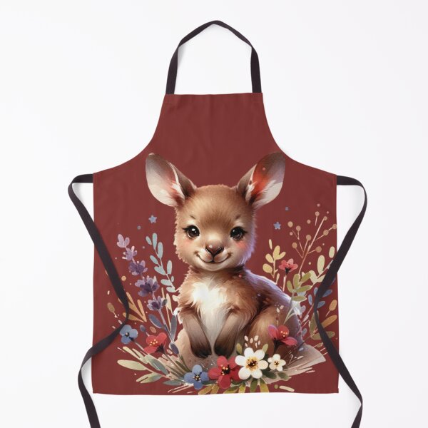 Item preview, Cute Kangaroo With Flowers designed and sold by NinniSilver.
