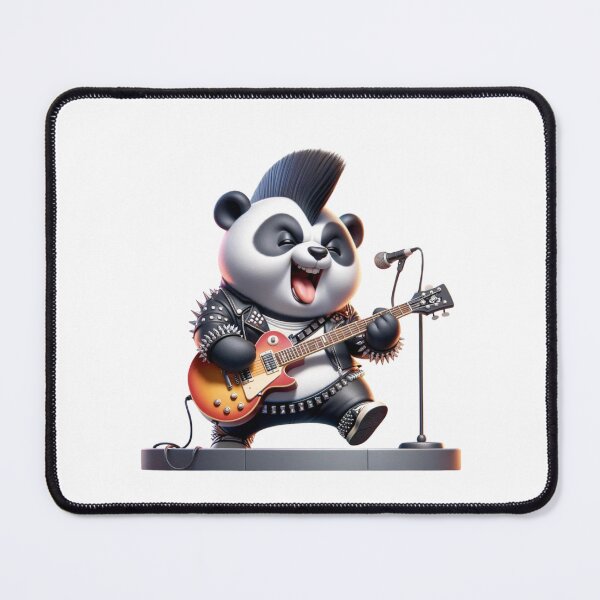 Artikelvorschau, Punk Rock Panda: E-Gitarrensolo entworfen und verkauft von vk09.