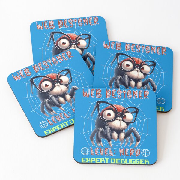 Item preview, Spider Web Designer Debugger Network Chart Webbed Worldwide www Nerd Computer Geek Cartoon designed and sold by André Botes.