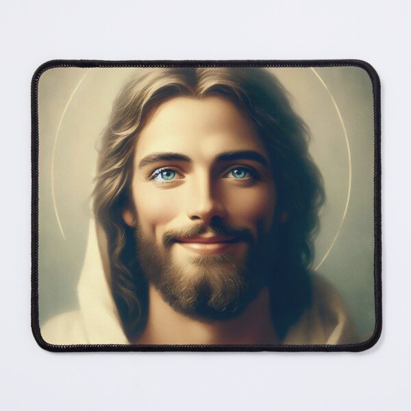 Item preview, Jesus Smiling , Jesus Christ , Jesus Face, Lord Christ, Christian designed and sold by stylishdzign.