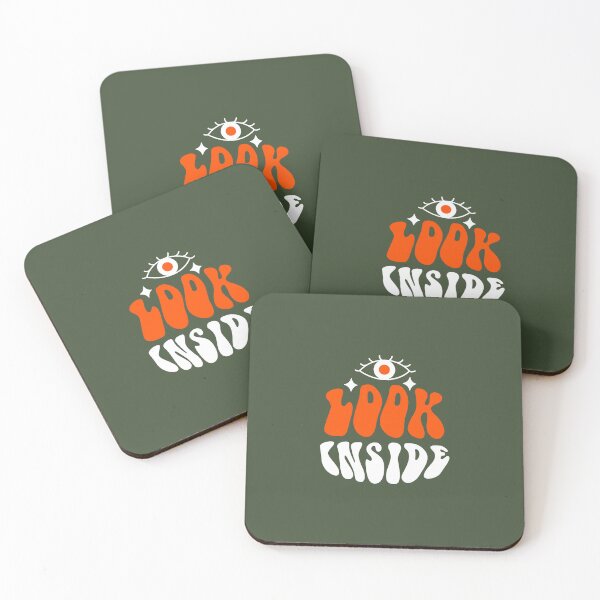 Item preview, Look Inside | Illustration of an Eye | Green Background designed and sold by RM-Journey.