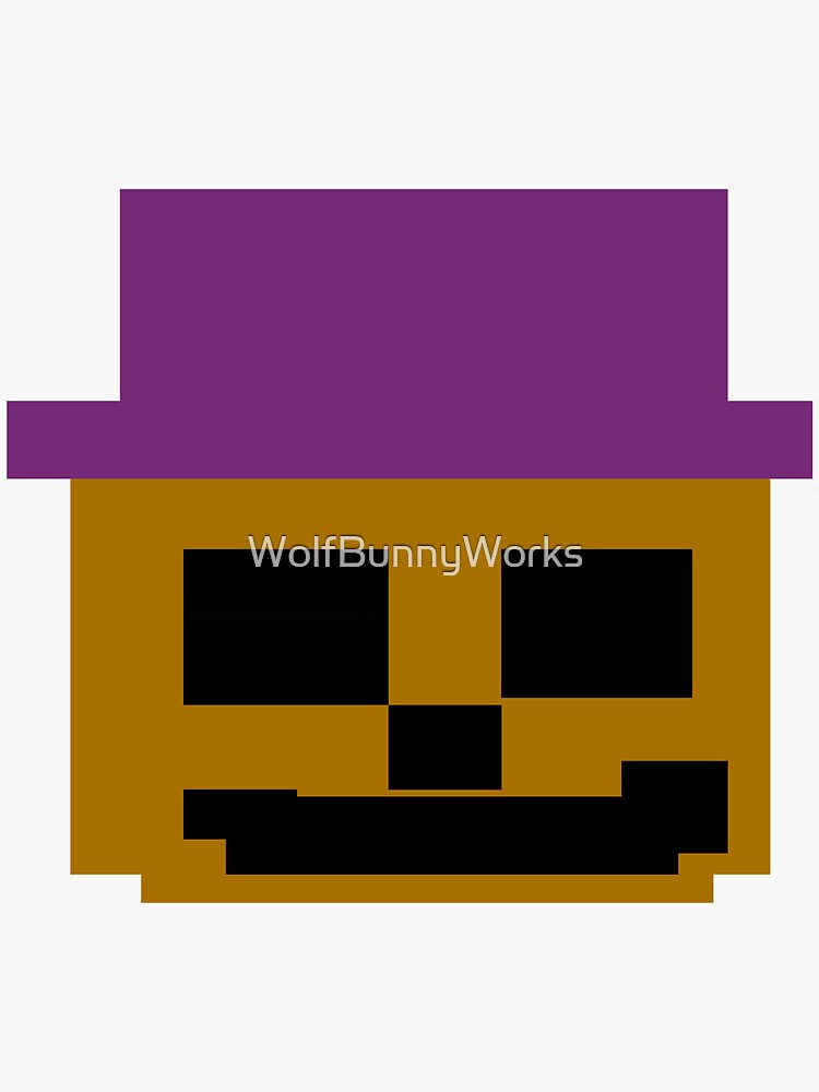 8-Bit Fredbear Plush Head