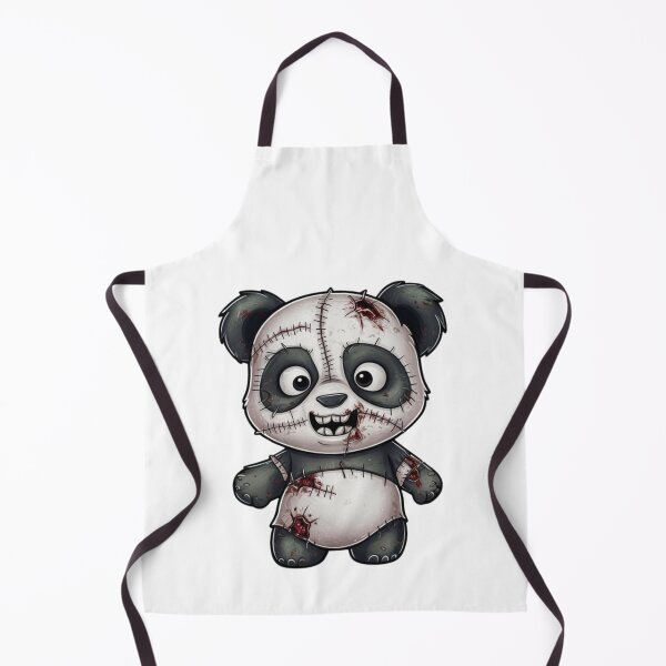 Item preview, Haunted Panda Plush: Stitches of Fear designed and sold by vk09.