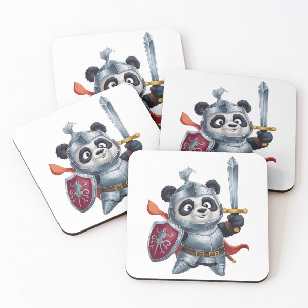 Item preview, Valiant Panda Knight: Medieval Heroism designed and sold by vk09.