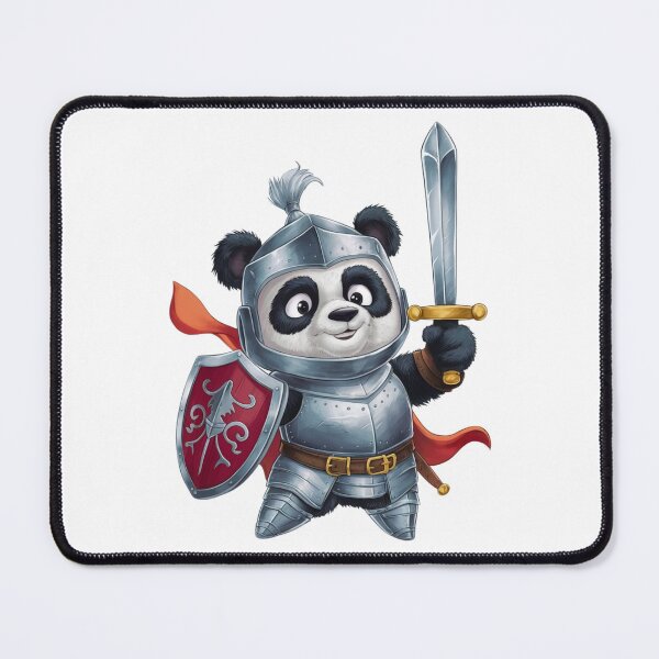 Item preview, Valiant Panda Knight: Medieval Heroism designed and sold by vk09.