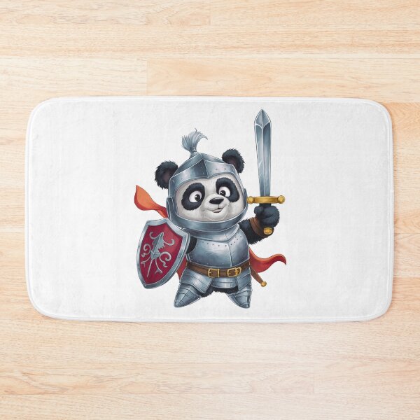 Item preview, Valiant Panda Knight: Medieval Heroism designed and sold by vk09.