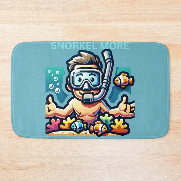 Item preview, SNORKEL MORE designed and sold by seahorse crossing.