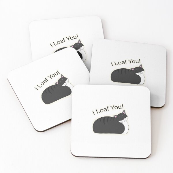 Item preview, I Loaf You! (Tuxedo Cat) designed and sold by JoRoams907.
