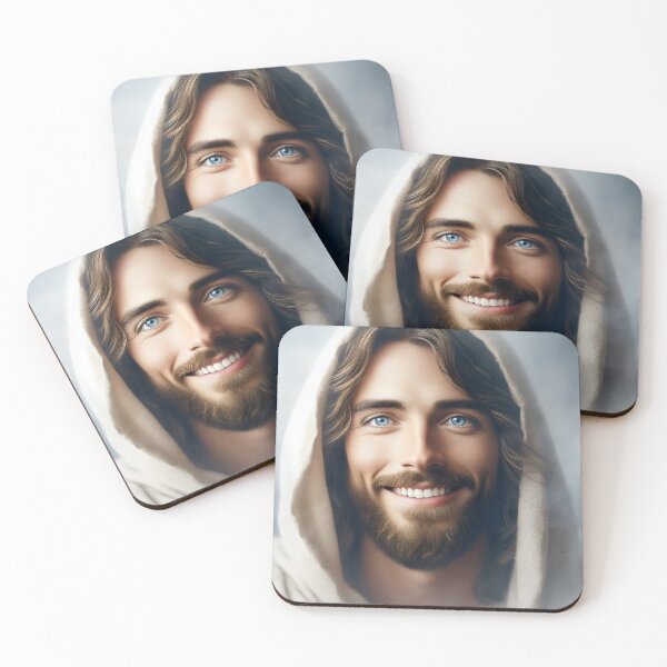 Item preview, Jesus Smiling , Jesus Christ , Jesus Face, Lord Christ, Christian designed and sold by stylishdzign.