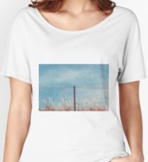 Razor and barbed wire fence Women's Relaxed Fit T-Shirt