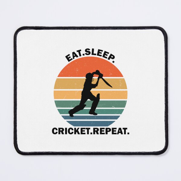 Item preview, Eat Sleep Cricket Repeat designed and sold by INK Chic Designs.
