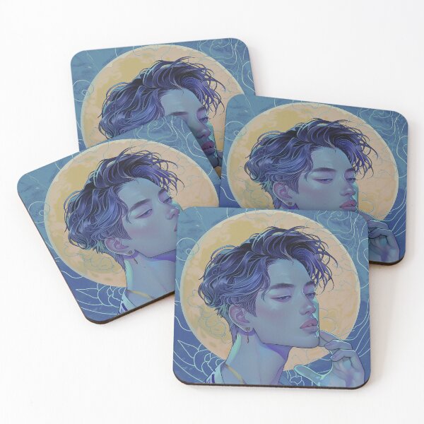 Item preview, Feeling the moon 3 - Art Deco Portrait designed and sold by Kynaios.
