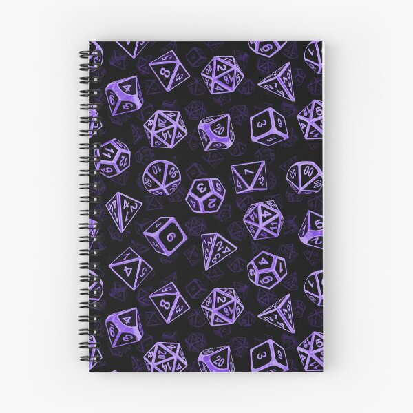 Item preview, D20 Dice Set Pattern (Purple) designed and sold by MaratusFunk.