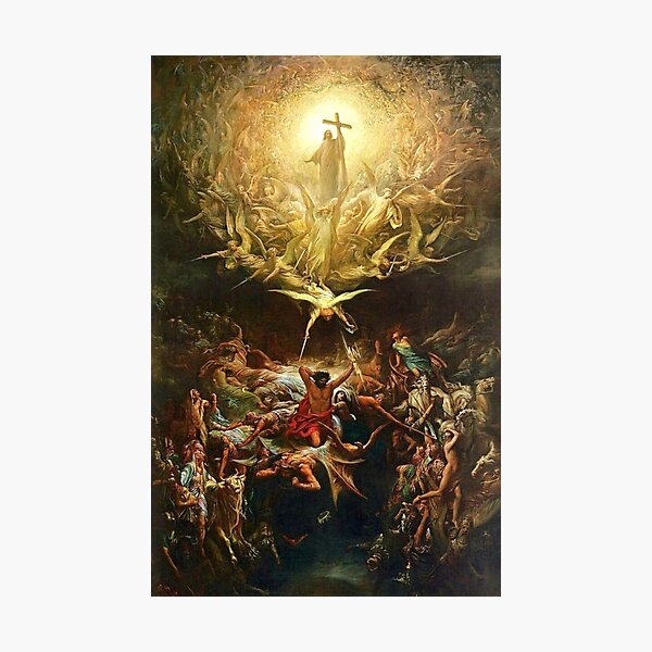 Item preview, Gustave Dore Paradiso - Le triomphe du christianisme sur le paganisme designed and sold by Arwen-Art.