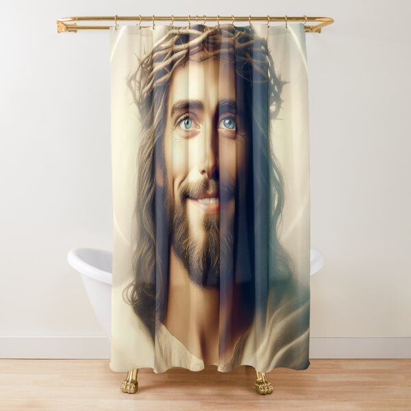 Love of authentic the World Jesus Art Shower Curtain