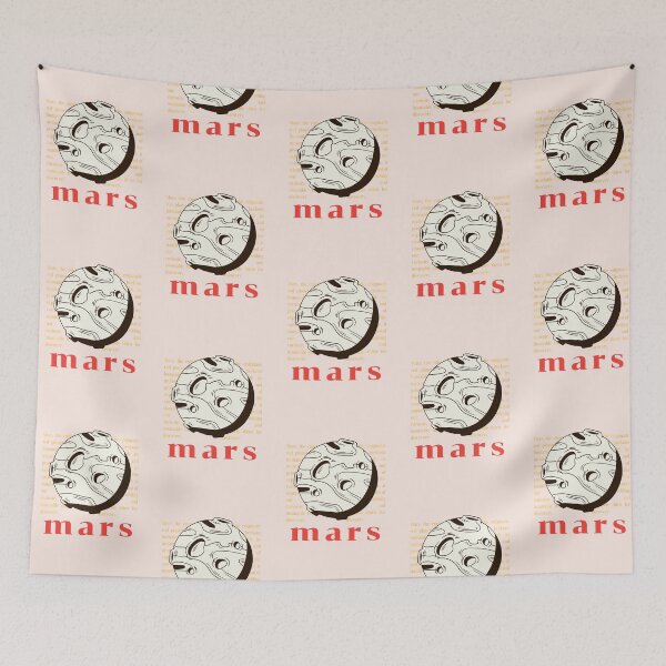 Item preview, Mars | Pastel Pink Background designed and sold by RM-Journey.
