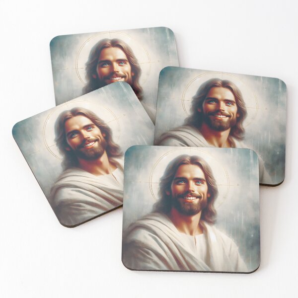 Item preview, Jesus Smiling , Jesus Christ , Jesus Face, Lord Christ, Christian designed and sold by stylishdzign.