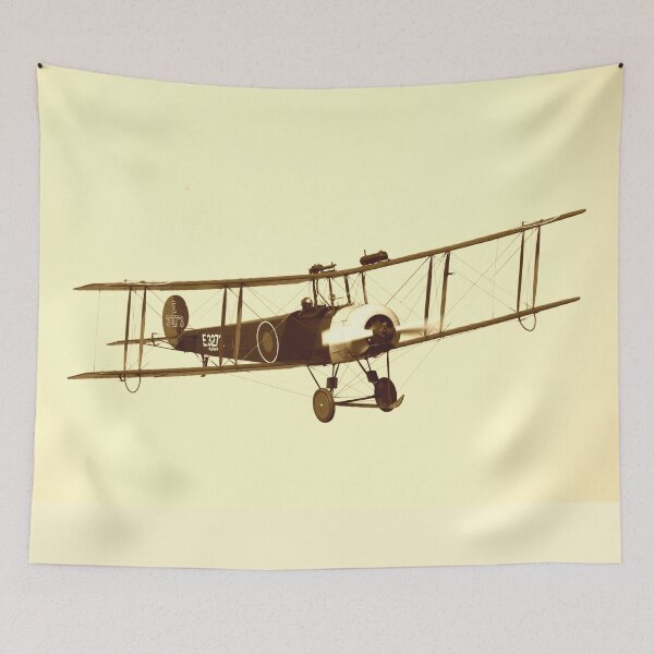 Item preview, Avro 504k E3273 in flight, sepia-toned monochrome version designed and sold by MartinPhotos.