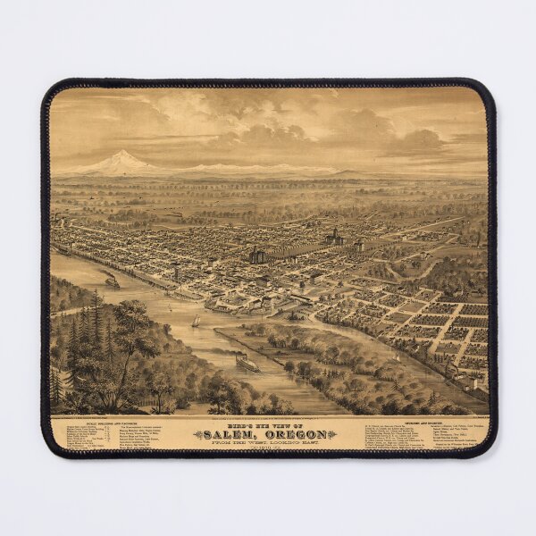 Item preview, Salem, Oregon (1876) designed and sold by allhistory.