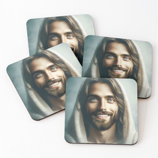 Item preview, Jesus Smiling , Jesus Christ , Jesus Face, Lord Christ, Christian designed and sold by stylishdzign.