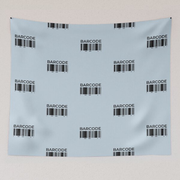 Item preview, BARCODE | Pastel Blue Background designed and sold by RM-Journey.