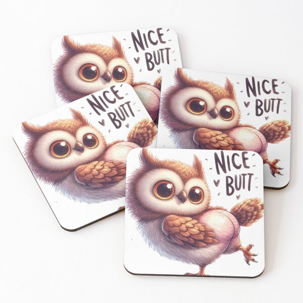 Item preview, Nice Butt Owl designed and sold by Eiwaprints.