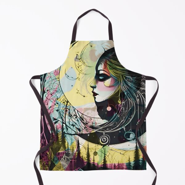 Item preview, Lady In The Moon designed and sold by PaintedPageD.