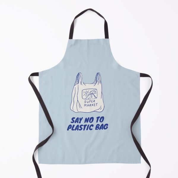 Item preview, SAY NO TO PLASTIC BAG | Pastel Blue Background designed and sold by RM-Journey.