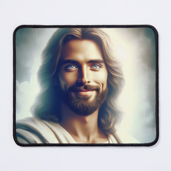 Item preview, Jesus Smiling , Jesus Christ , Jesus Face, Lord Christ, Christian designed and sold by stylishdzign.