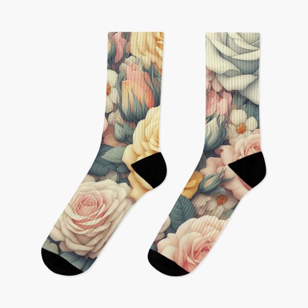 Item preview, Vintage Rose Garden A Palette of Pastel Elegance designed and sold by ArtComixHaven.