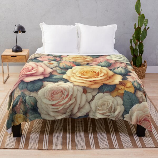 Item preview, Vintage Rose Garden A Palette of Pastel Elegance designed and sold by ArtComixHaven.